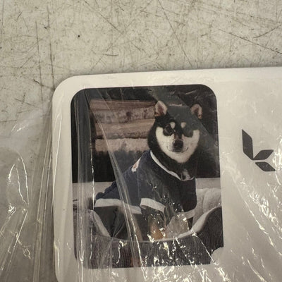 Koolaburra by UGG Pet Fuzzy Dakota Dog Sweater 15-16" Collar Blue/White - Medium