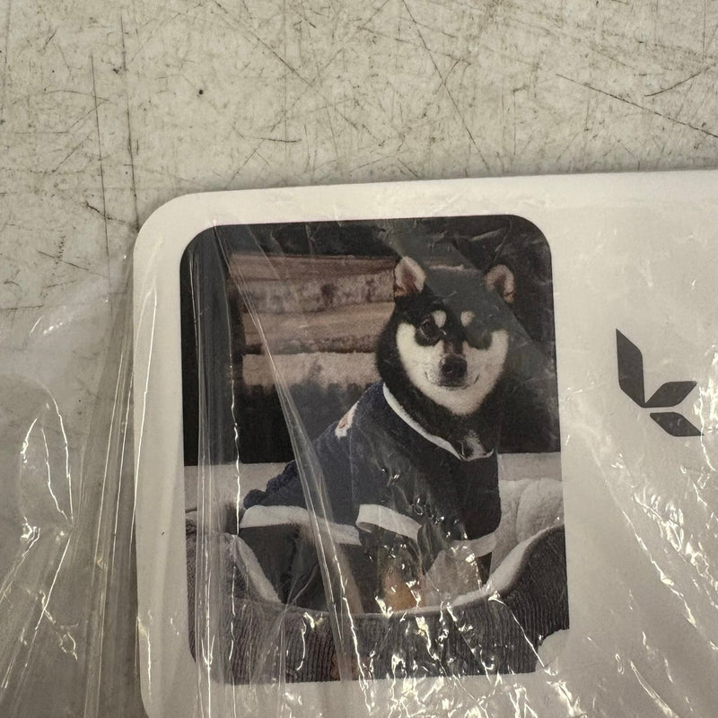 Koolaburra by UGG Pet Fuzzy Dakota Dog Sweater 15-16" Collar Blue/White - Medium