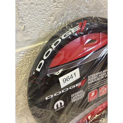 Plasticolor Dodge Deluxe Steering Wheel Cover, Leather-Like, Fits 14.5-15.5"