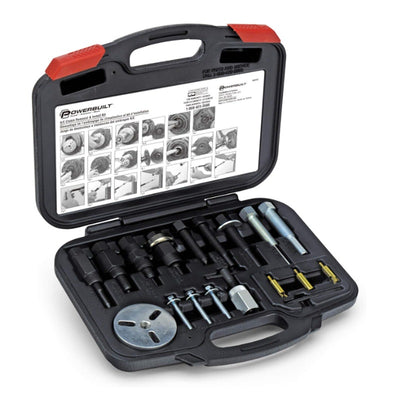 22-Piece Powerbuilt Tools A/C Clutch & Orifice Tube Removal Kit, Tools Car, Auto