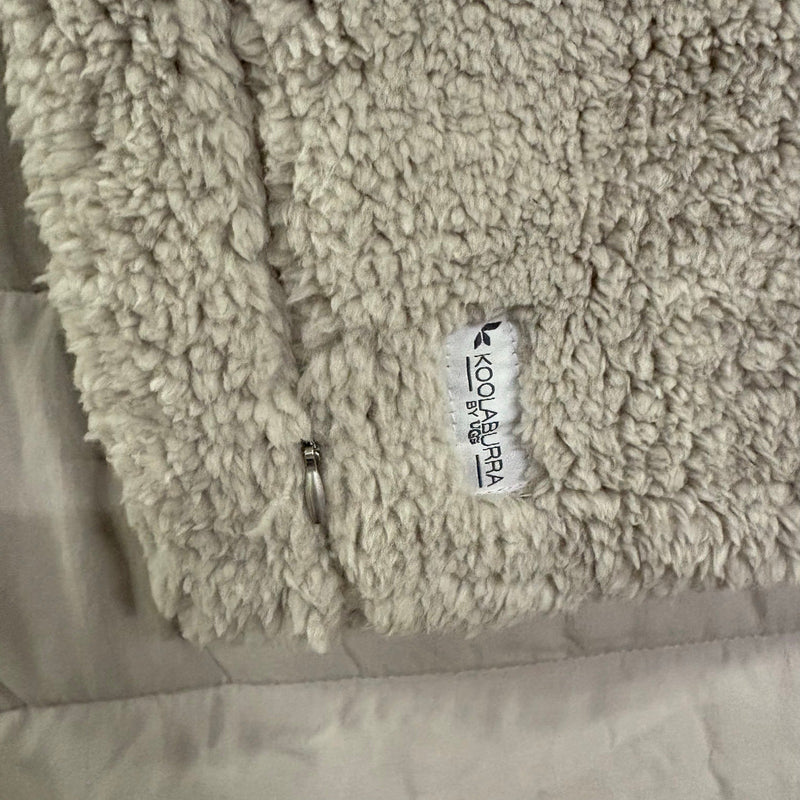 Koolaburra by UGG Queen Comforter Set, 2 Pillow Shams, Dual Sided, Beige