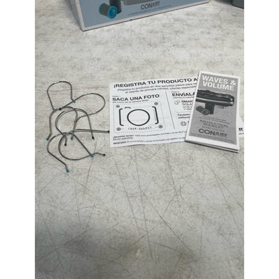 Conair Ceramic 1 1/2" & 1 3/4" Hot Rollers, Blue & Black w Wire Pins, 12 Clips