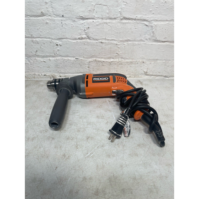 RIDGID 8 Amp Corded 1/2 in. Heavy-Duty Variable Speed Reversible Drill, Tool Bag