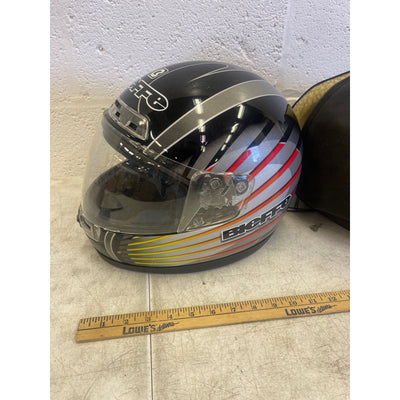 BIEFFE Motorcycle Racing Helmet, Large 60 GR 1500 ITALY with Carrying Bag
