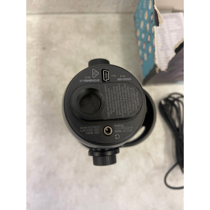 Blue Yeti Blackout USB Gaming Microphone 4 Polar Pattern, Gain Control, Black