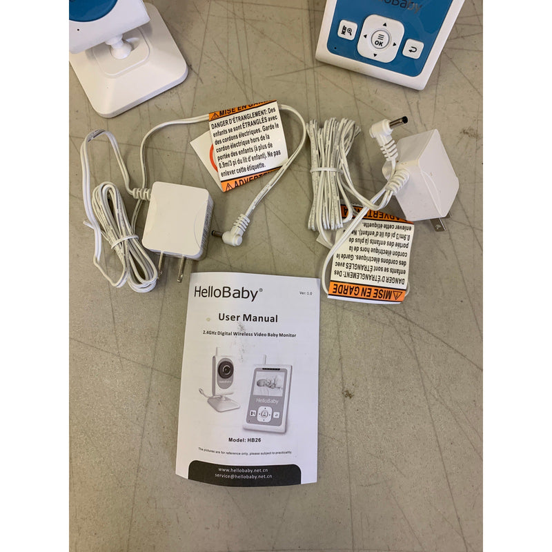 HelloBaby Baby Monitor- HB26 Video Baby Monitor with 2.4 inch Screen