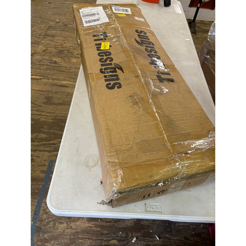 Tribesigns 39" Dining Table, Farmhouse Wood Kitchen Table, Dinner Table for 4