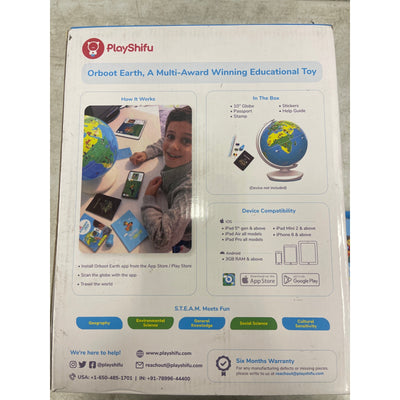 Globo educativo inteligente PlayShifu para niños, juguete interactivo de realidad aumentada (RA), juguete STEM para niños