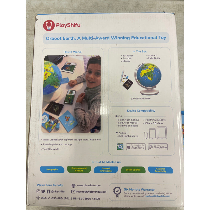 Globo educativo inteligente PlayShifu para niños, juguete interactivo de realidad aumentada (RA), juguete STEM para niños
