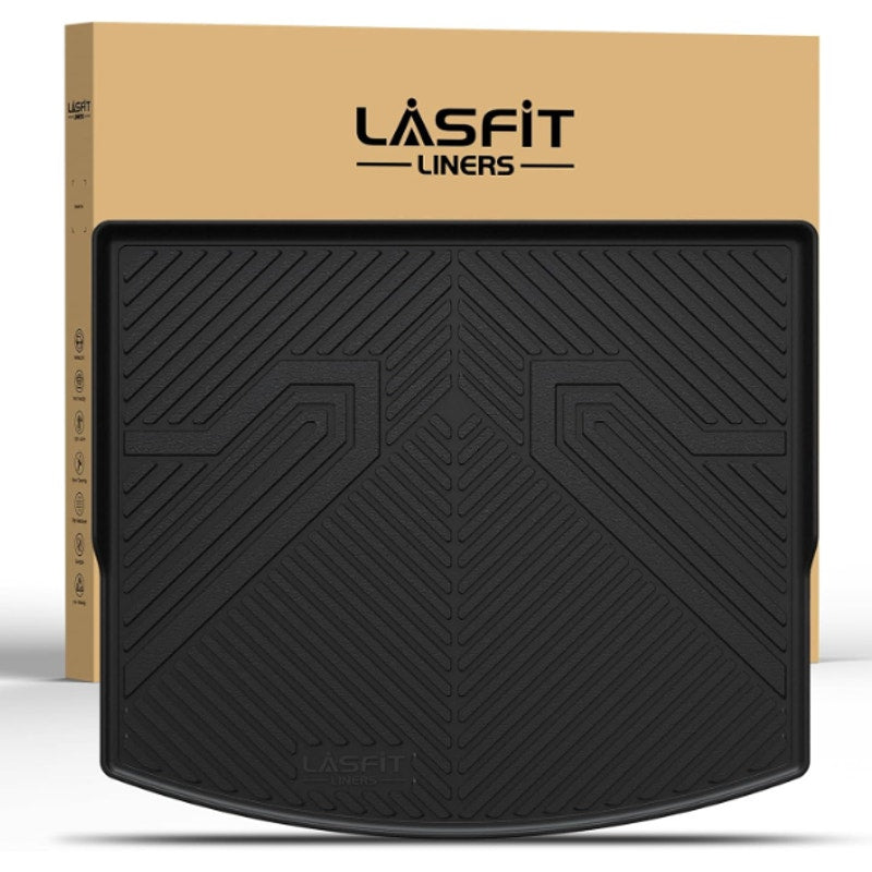 LASFIT Cargo Mat for Mazda CX5 2017-2025, CX 5 All Weather Trunk Mat - Black