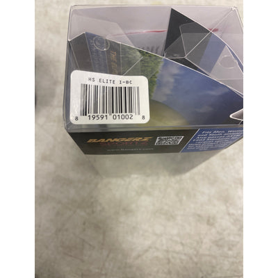 Bangerz Sports Eye Protection HS-Elite PERMANENT AntiFog Black Frame, Clear Lens