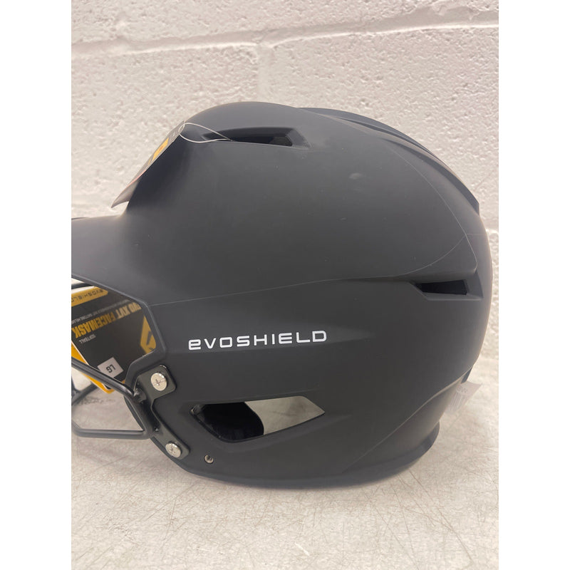 EvoShield XVT 2.0 Matte Batting Helmet with Facemask - Black, Medium/Large