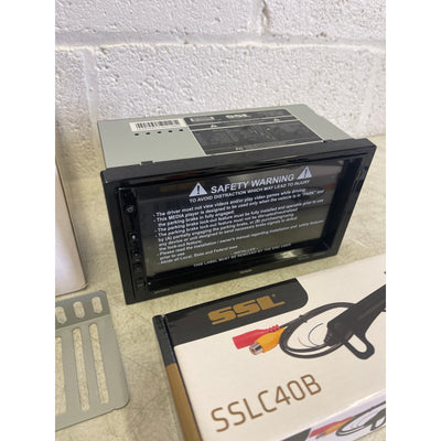 Sound Storm DD7CPA-C Car Audio Stereo., Apple & Android Auto, 7" Screen & Camera