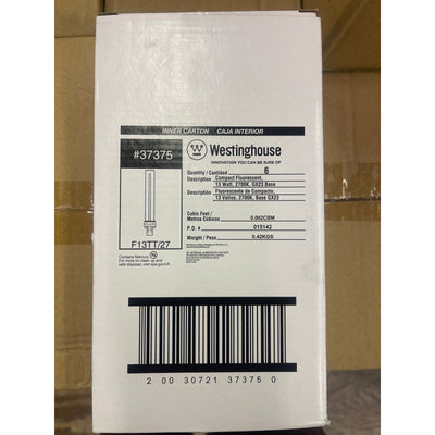36 PACK Westinghouse Lighting Corp 37375 13-watt Replacement Bulb, Fluorescent