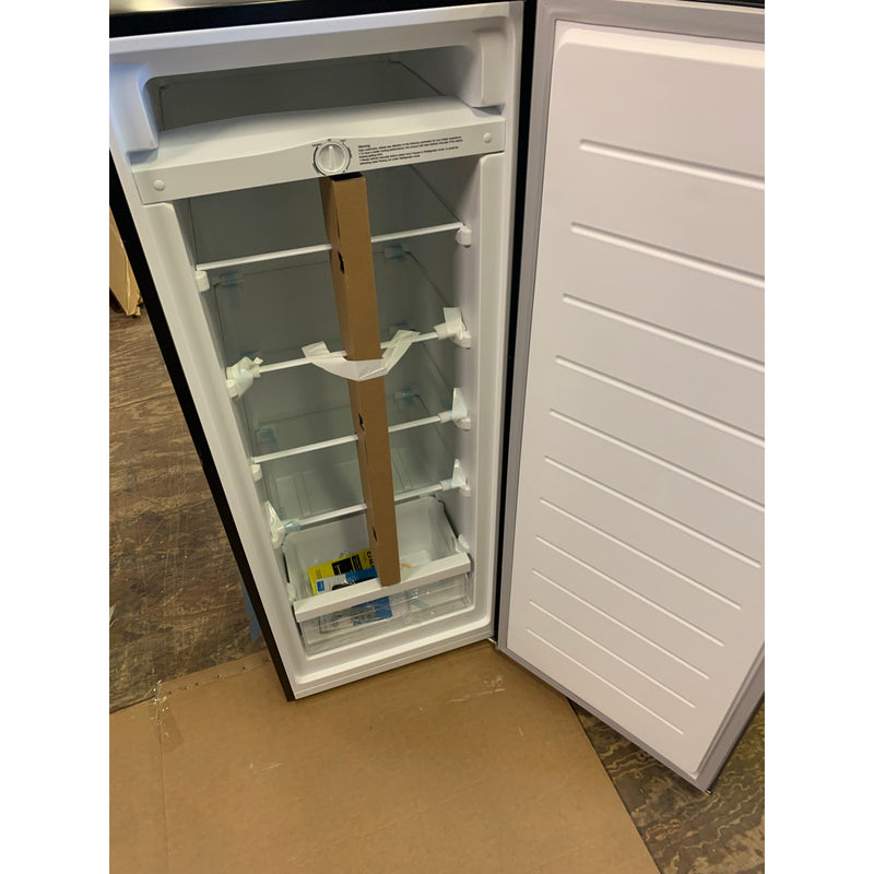 Midea Convertible Upright Freezer/Fridge, Stainless Steel, 6.9 ft, Missing Shelf