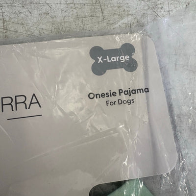 Koolaburra by UGG Pet Pajama Dog Shirt, Long Sleeve 20-21" Collar, Aqua Swirl XL