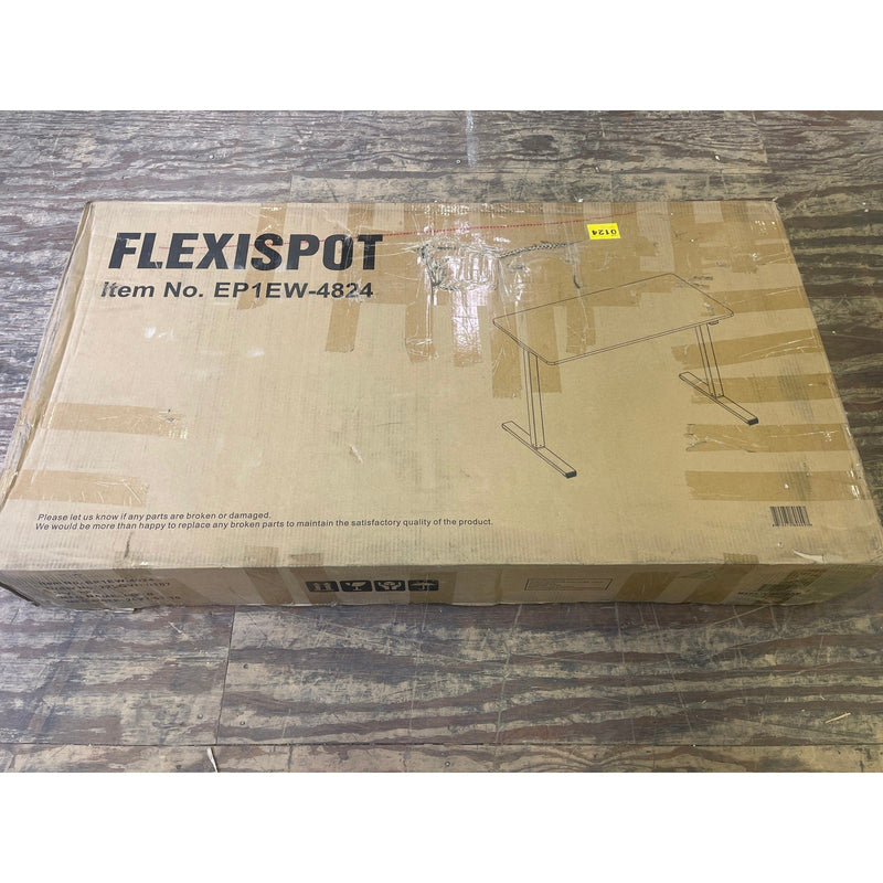 FLEXISPOT Standing Desk Electric Stand Up Desk White 24"D x 48"W x 28"H EP1EW