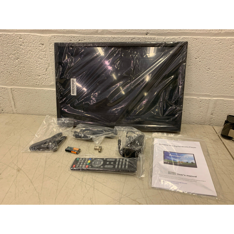 20 Inch TV, Small Kitchen Flat Screen TV with Headphones, ATSC, NTSC, USB