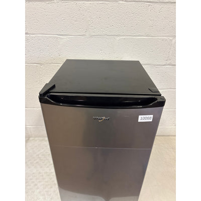 Whirlpool 4.3 cu ft Mini Refrigerator Stainless Steel 2 Shelves & Freezer 120V
