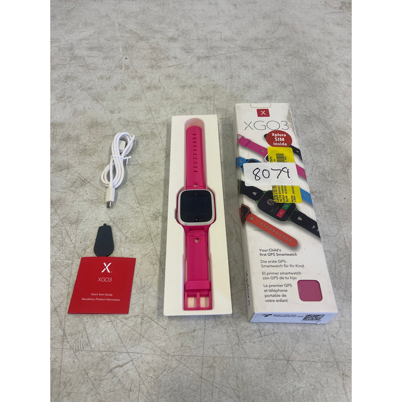 Xplora XGO3 Kids Smart Watch Cell Phone GPS Tracker - PINK, Bundle