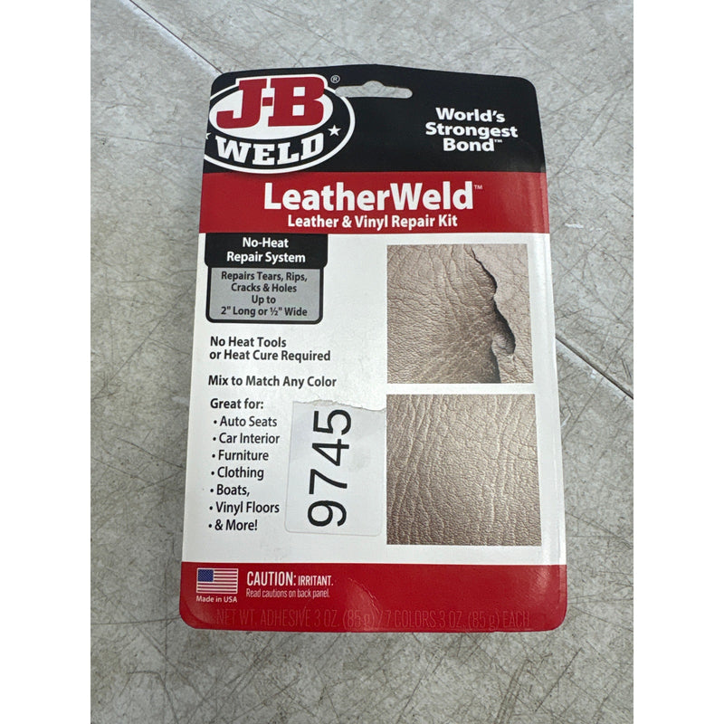 JB Weld Professional Vinyl/Leather Repair Kit Heat Iron Repair Rips Cracks Holes