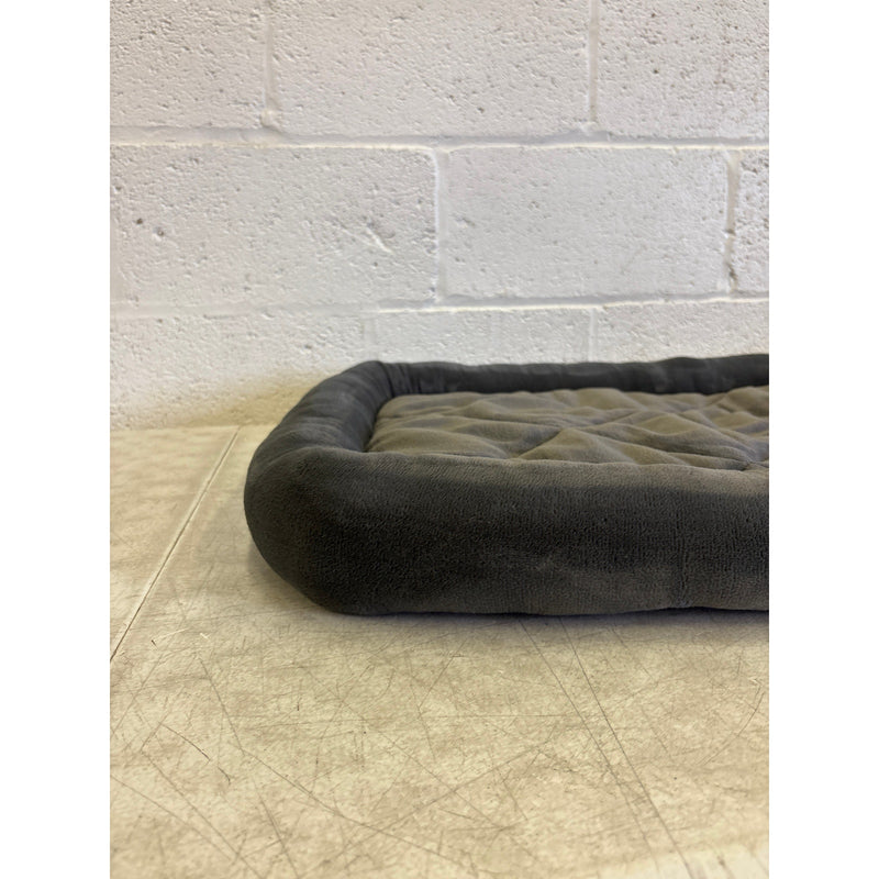 Koolaburra by Ugg Rectangle Dog Bed for Medium Size, 35"x23" Non-Slip, Soft Gray