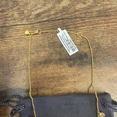 Julie Vos Rainbow Delicate Charm Necklace, 24K Gold Plated, Champagne Radiance