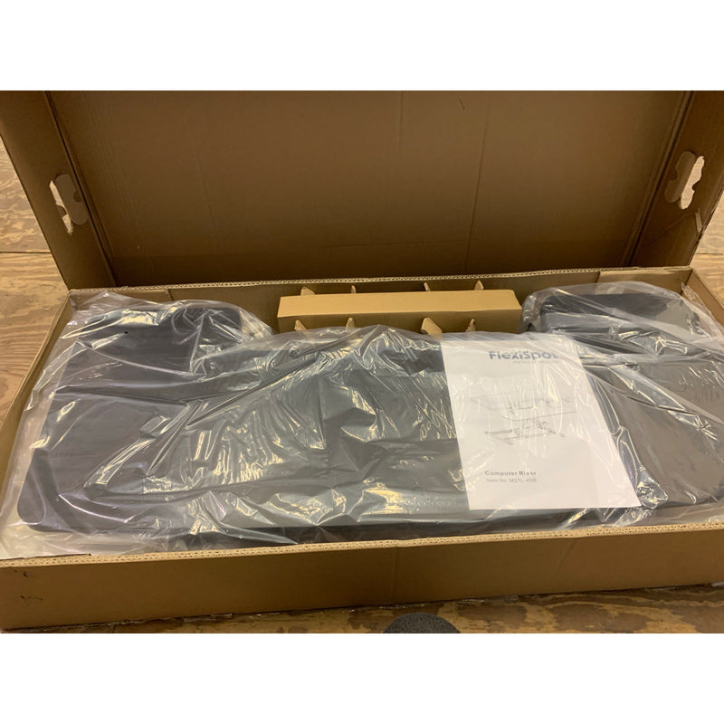 FLEXISPOT 40" Desk Converter Adjustable Sit to Stand Keyboard Tray BLACK M27L