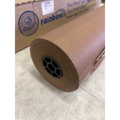 Pacon 63020 Rainbow Duo-Finish Colored Kraft Paper 36-Inch x 1000 ft, Brown