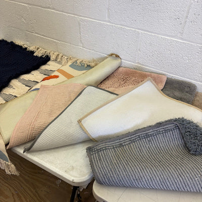 Set-of-8 Small Rugs, Extra Soft, for Bathroom, Kitchen, Door Mat, Non-Slip