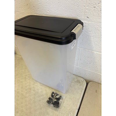 IRIS Airtight Pet Food Storage Containers 47 Qt - 37.5 lbs with Lid & Wheels