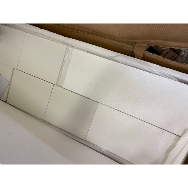 FUFU&GAGA White 10-Shelf Freestanding Standard Wood Bookcase With Cubes