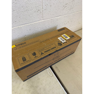 wurzee 52" Flush Mount Low Profile Ceiling Fan, Black, 6 Speeds, Remote Included