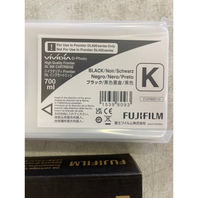 SEALED FujiFilm 16091013 Black Ink 700ml C13T652110