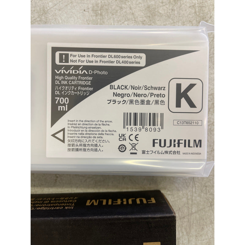 SEALED FujiFilm 16091013 Black Ink 700ml C13T652110