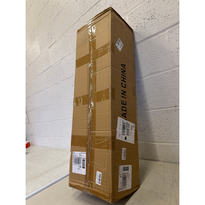 VGMiu 3-Tier Metal Flower Stand with 12 Buckets, Wheels & Brakes - White