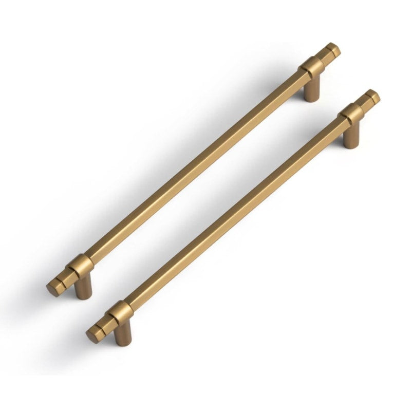 6-Pack Goo-Ki 7-1/2" Hole Center Cabinet Pulls Dark Champagne Bronze, Hardware