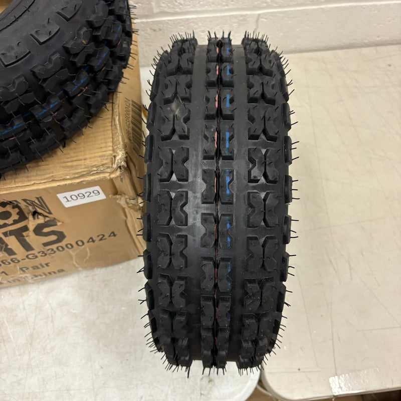 Set-of-2 19x7-8 ATV UTV Sport Tires All Terrain Tubeless Tire Front Left & Right