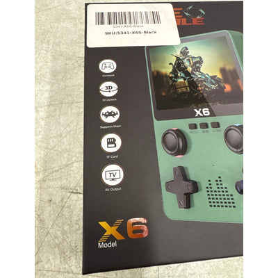 Handheld Game 3.5" IPS Screen Players Dual Joystick 1000+ Game Retro GBp - Black