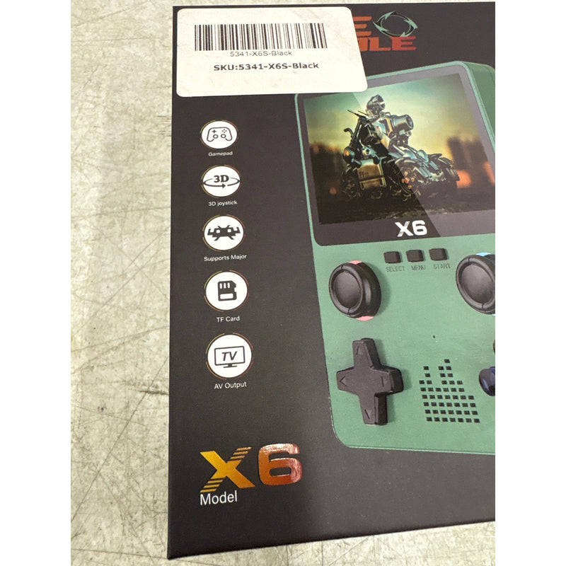 Handheld Game 3.5" IPS Screen Players Dual Joystick 1000+ Game Retro GBp - Black