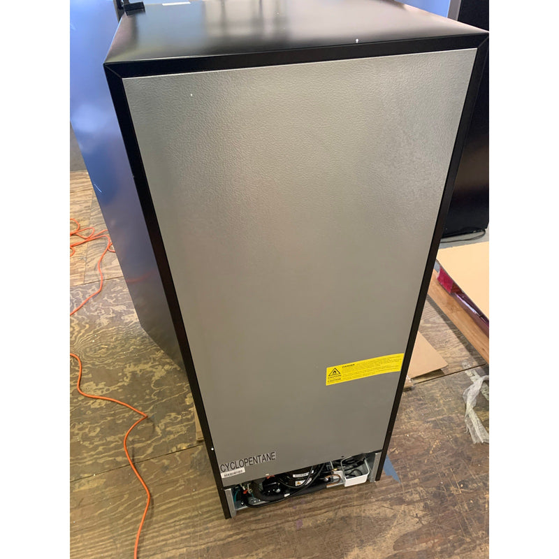 Midea Convertible Upright Freezer/Fridge, Stainless Steel, 6.9 ft, Missing Shelf