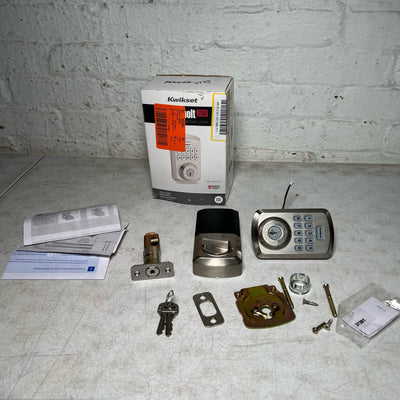 Kwikset Powerbolt 250 Satin Nickel Electronic Deadbolt, SEE DETAILS