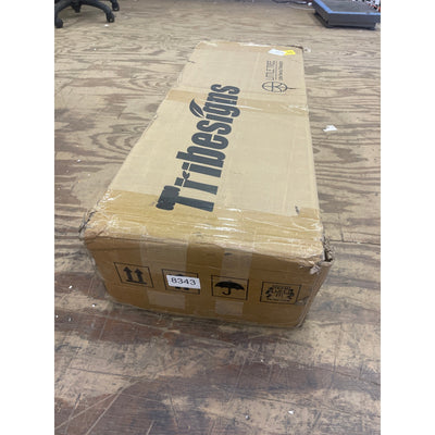 Tribesigns Wood Bookcase, 72" x 35" x 12" Bookshelf with 6 Storage Shelves Brown