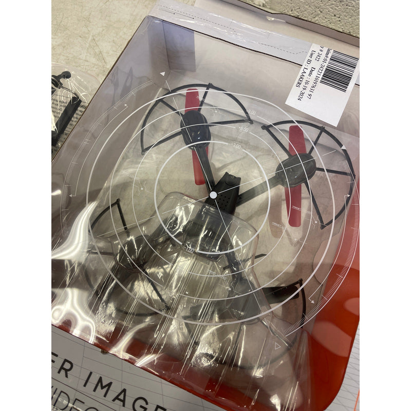 Sharper Image Drone Mach X Outdoor Video Streaming Camera 200 Ft Range - Black