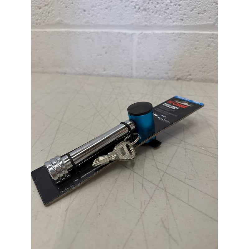 CURT Right-Angle Trailer Hitch Lock, 5/8-Inch Pin, Fits 2 or 2-1/2-Inch Receiver