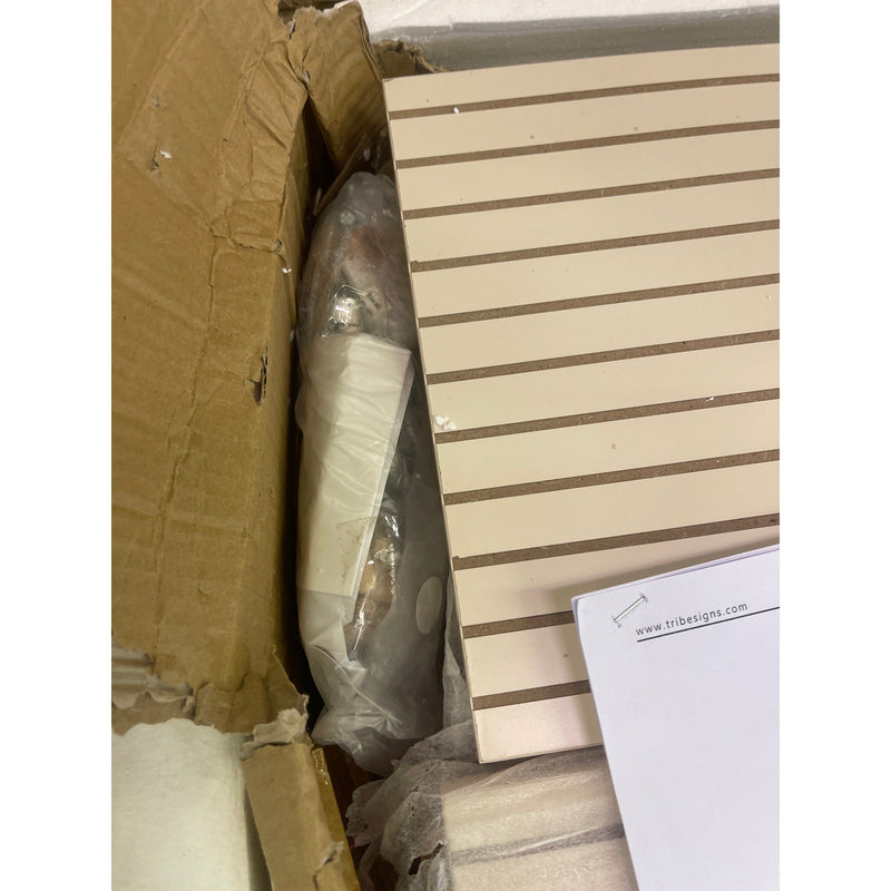 Tribesigns 47" Reception Desk, Modern Front Desk Retail Counter for Office, READ