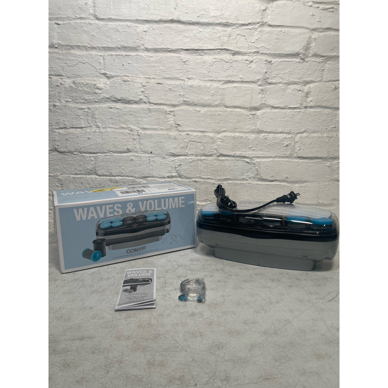 Conair Ceramic 1 1/2-inch + 1 3/4-inch Hot Rollers, Wire Pins Included, 12 Clips