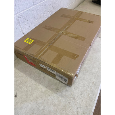 Wooden High Chair Adjustable Height Easy to Clean Toddler Highchair Brown/Yellow