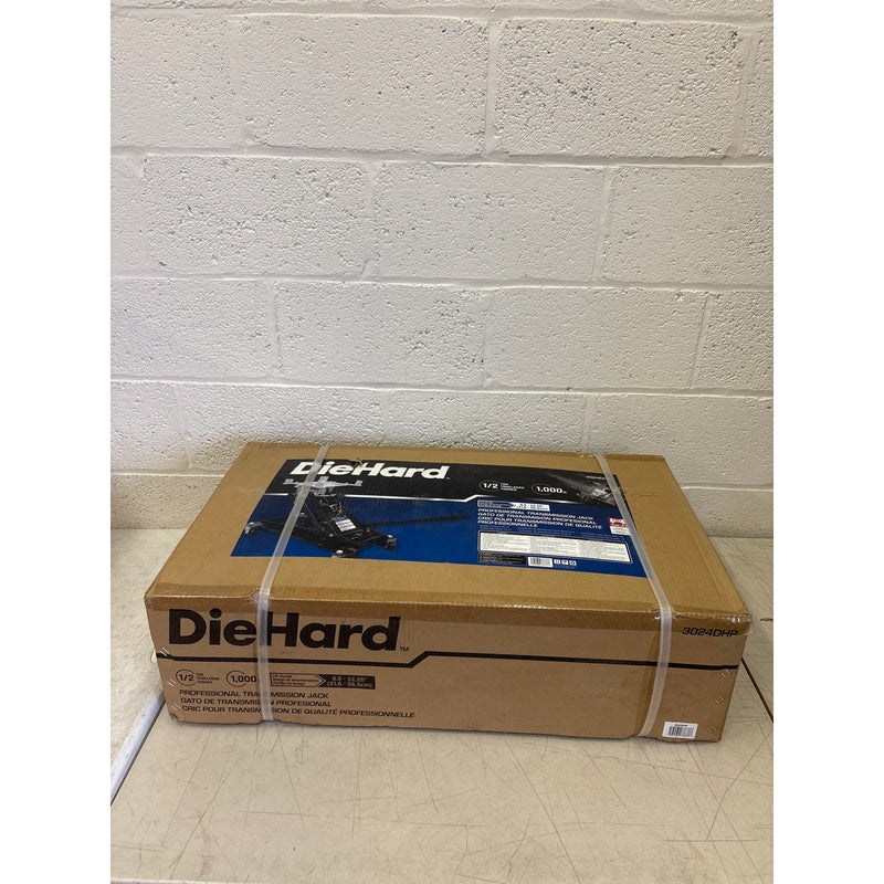 DieHard Hydraulic Transmission Jack, 1/2 Ton Cap, Clearance 8.50" to 22.25"