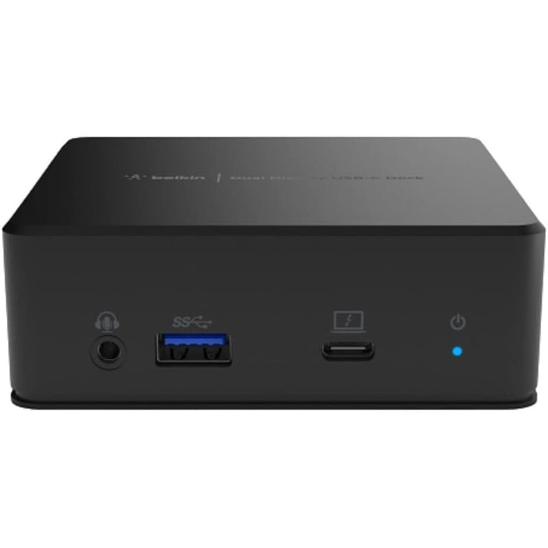 Belkin USB C Docking Station - USB Hub Dual 4k Computer Monitor Display - Black
